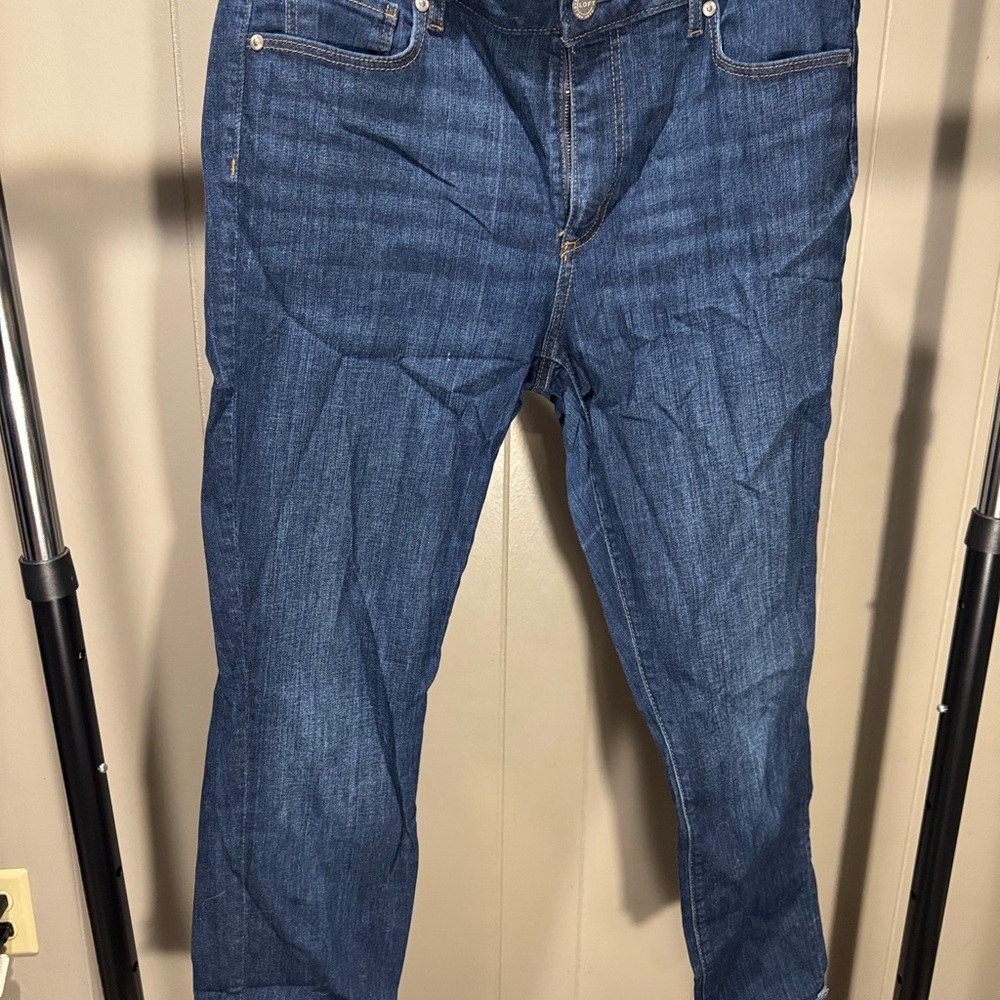 LOFT Women's Skinny Blue Jeans